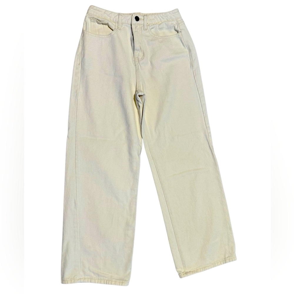 Women’s Dazy Cream Jeans size S NWOT